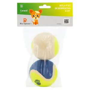 Mordedor Pet Bola 6cm com 2 Unidade - Rio Tijucas
