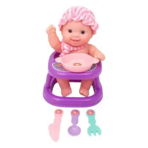 Boneca de Plástico 1 Conjunto com 5 Peças-Jr Toys - Imagem 3
