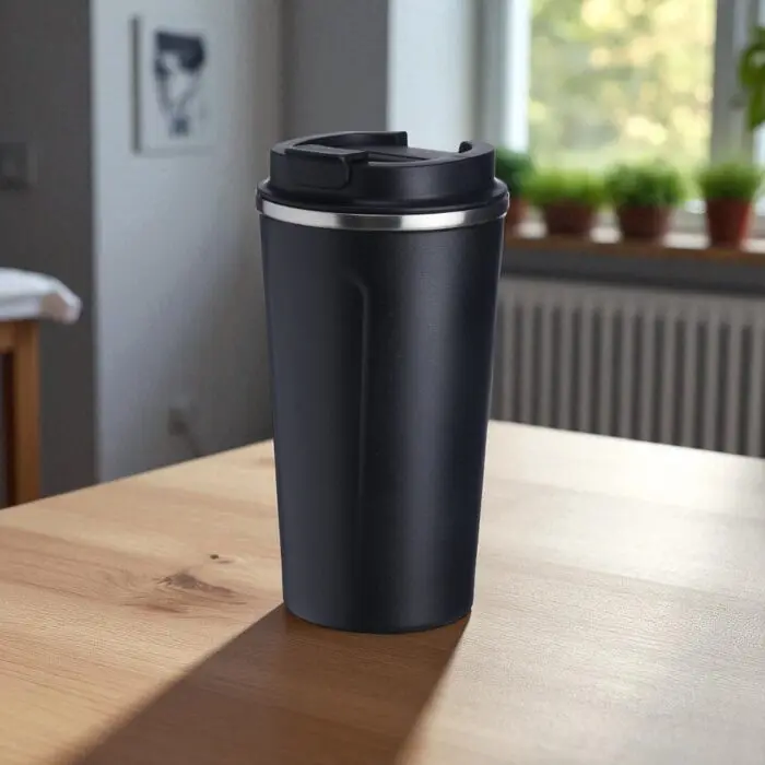 Copo Térmico de Aço Inox com Tampa Coffee 500ml Sortido  - Amigold - Imagem 4