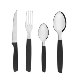 Jogo de Talheres de Aço Inox com Cabo de Plástico + Organizador 25 Peças Linha Color - Original Line - Imagem 3