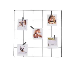 Mural de Fotos Decorativo Aramado com 6 Pregadores - Azzo - Imagem 3