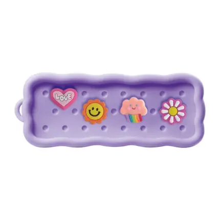Estojo Picky Holic Charm em Em Silcone Com 4 Pins - Tris