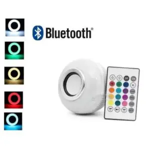 Lâmpada Musical Bluetooth com 16 Led's Bivolt 5w e Controle remoto - Caerus - Imagem 3