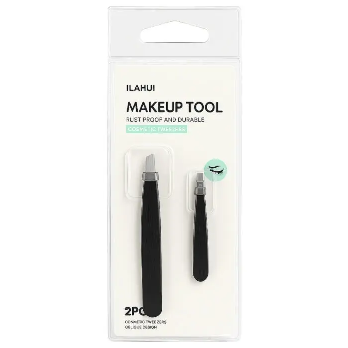 Kit com 2 Pinças em Aço Inox - ILAHUI - Imagem 1