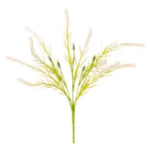 Buquê Lavanda x5 com 36cm Flocada com Folhas Claras - Bella Garden