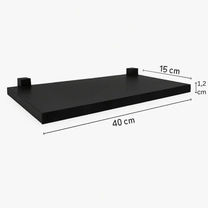Prateleira de Madeira Concept Me Leva 1,2x15x40cm com Suporte - Prat-k - Imagem 3