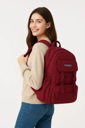 Mochila de Poliéster 46x31cm Fashion com 5 Repartições - Idea - Imagem 2