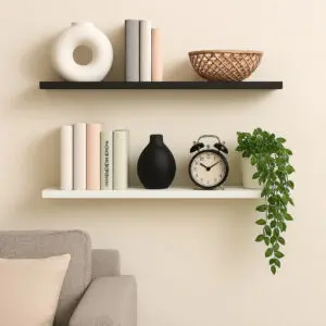 Prateleira de Madeira Concept Me Leva 1,2x15x40cm com Suporte - Prat-k - Imagem 2