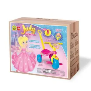 Motoca Triciclo Com Haste Tchuco Judy Pricesa - Samba Toys - Imagem 3