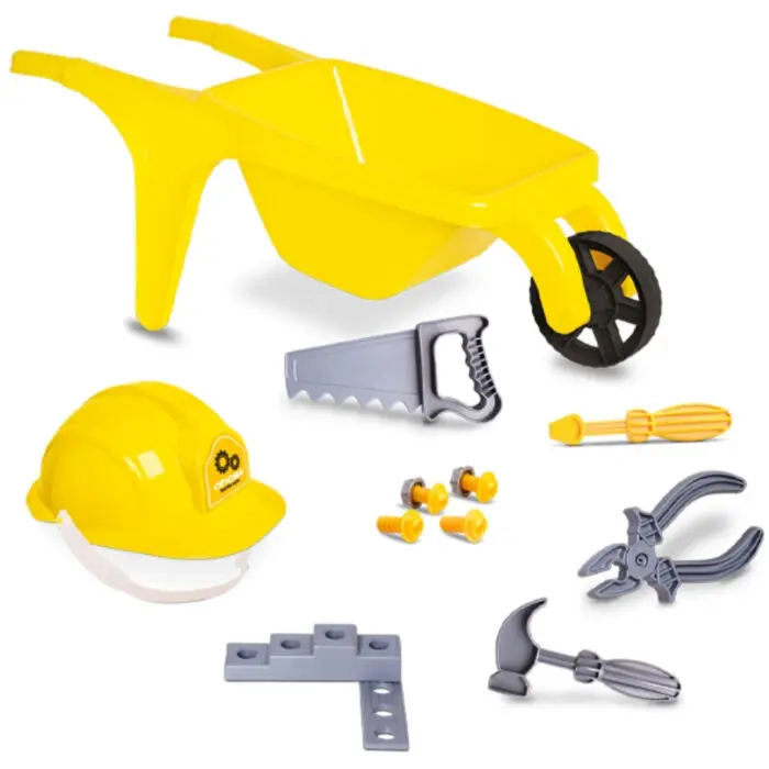 Brinquedo Mega Oficina com Carriola de 65cm e Ferramentas - Samba Toys - Imagem 1
