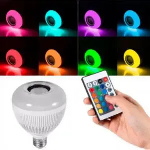 Lâmpada Musical Bluetooth com 16 Led's Bivolt 5w e Controle remoto - Caerus - Imagem 2