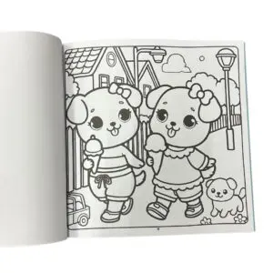 Livro de Colorir (Estilo Boobie Goods) Cute e Comfy Edição Especial com 6 Canetas Touch Duas Pontas – Editora Camelot - Imagem 2