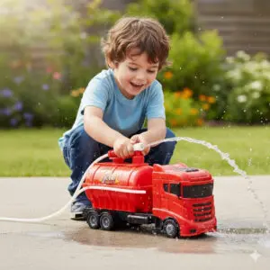 Brinquedo Caminhão de Bombeiros Fire Tank de 35cm -  Orange Toys - Imagem 3