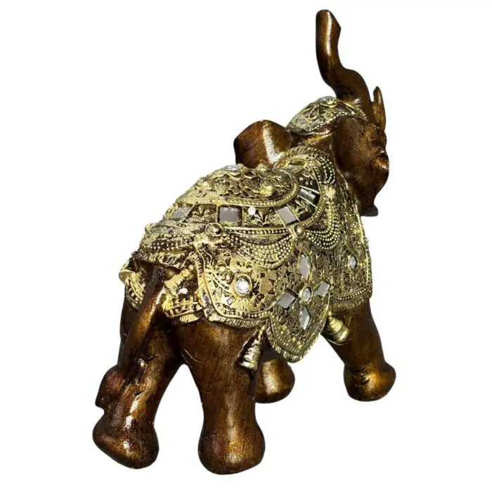 Enfeite Decorativo em Resina Elefante de 24cm - Amigold - Imagem 8