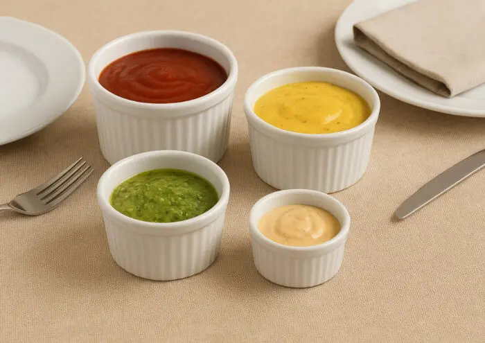 Molheira Ramekin de Porcelana - 4 Opções de Tamanho - Imagem 2