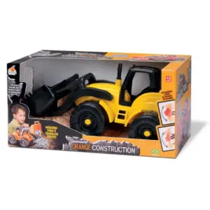 Brinquedo Trator Patrola Carregadeira Construction de 40cm - Orange Toys