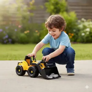 Brinquedo Trator Patrola Carregadeira Construction de 40cm - Orange Toys - Imagem 2