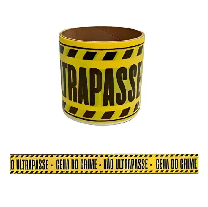 Faixa Decorativa Cena do Crime Não Ultrapasse de 6M - Toy Master - Imagem 1
