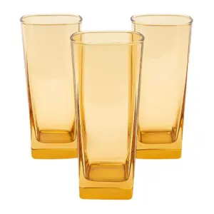 Conjunto com 3 Copos de Vidro Texas 315ML - PRATICASA - Imagem 2