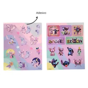 Meu Livro Mágico do Stitch com Cadeado, Caneta Mágica e Adesivos - Disney - Imagem 4