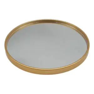 Bandeja / Espelhop Decorativo Redondo 22,5cm - Dcarte