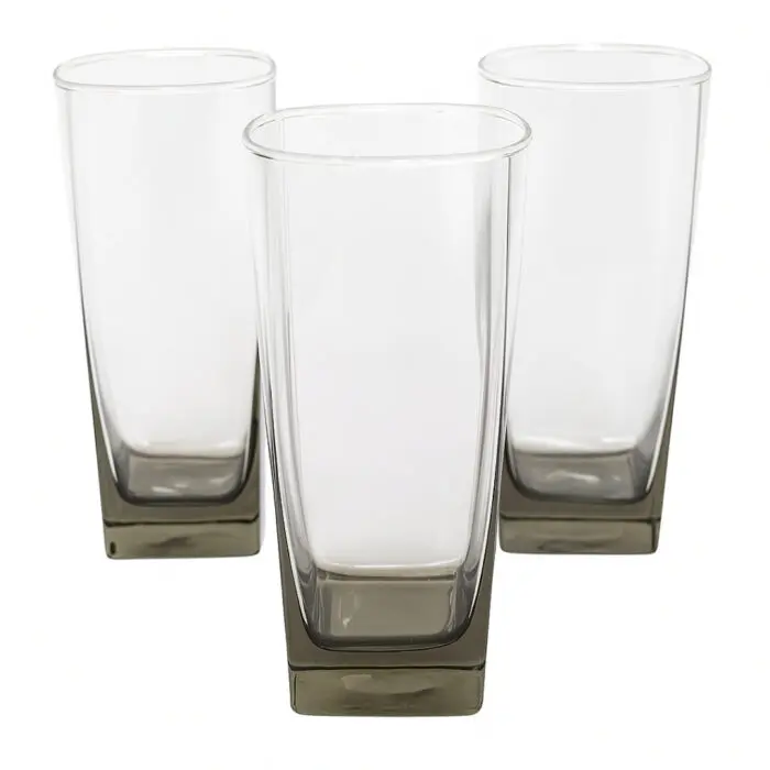 Conjunto com 3 Copos de Vidro Texas 315ML - PRATICASA - Imagem 1