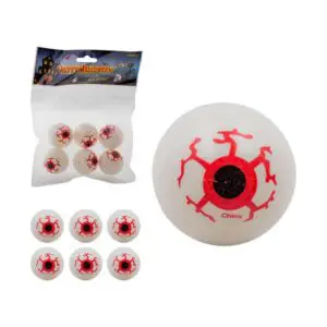 Enfeite Party Halloween Olhos de Plástico 6 unidades de 3,2cm e 2 Cores