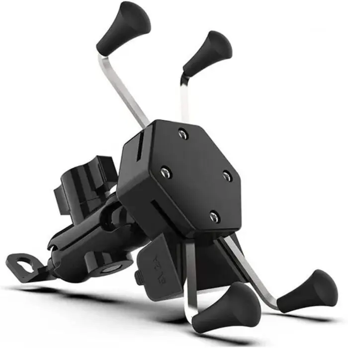 Suporte de celular com Carregador Tipo-C para Moto Universal - Maxmidia - Imagem 1