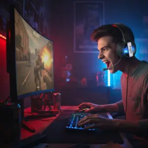 Fone de Ouvido Gaming Headset Game Modelo Profissional MAX-G013 - Maxmidia - Imagem 2