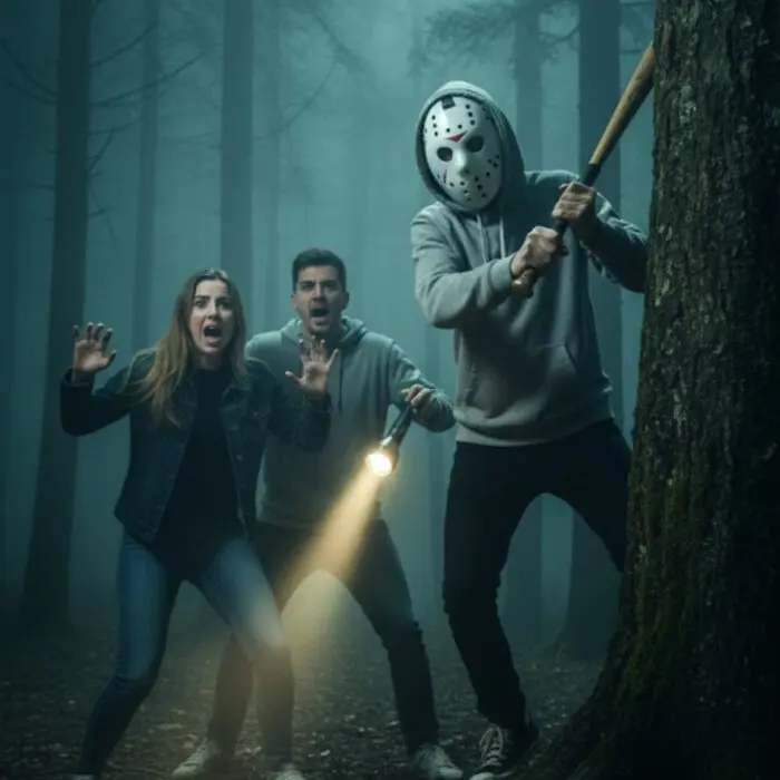 Máscara de Plástico Jason - Halloween - Imagem 2