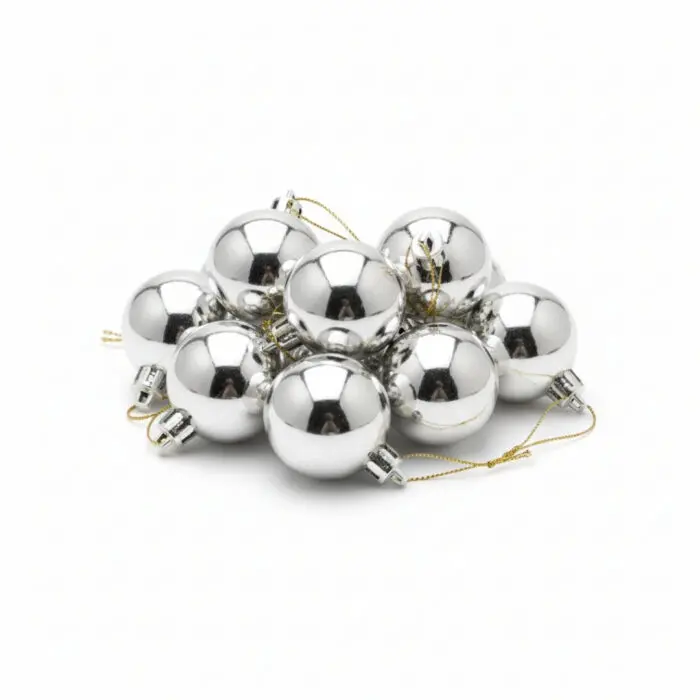 Kit 8 Bolinhas Lisas de Natal de 3cm Cada Solapa - Wincy - Imagem 1