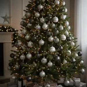 Kit com 20 Bolas de 6cm Sortidas Prateadas Decoração Natal - Wincy - Imagem 2