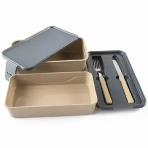 Organizador Fit Califórnia de 1,3 LItros com Talheres - Unitermi - Imagem 2