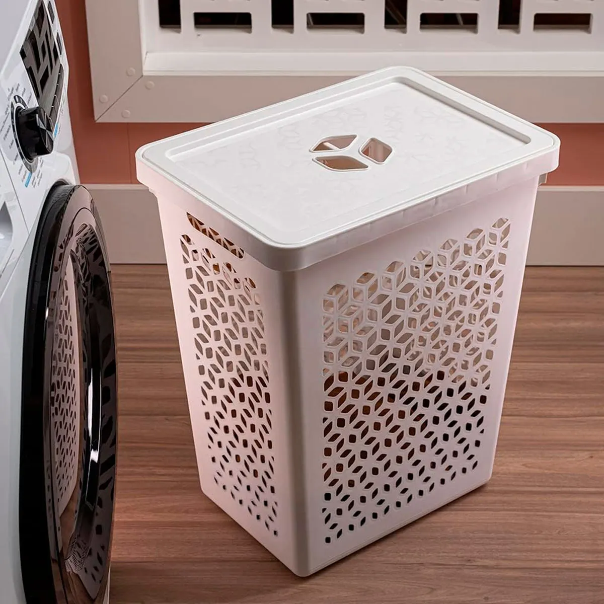 Cesto Multiuso 55L com Tampa - UZ - Imagem 2