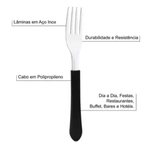 Garfo de Mesa de Inox Leme – Tramontina - Imagem 3