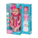 Boneca Unique Collection Arco-Íris Diver New Born - Divertoys