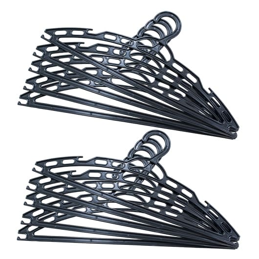 Cabide Preto Ultra Resistente - Kit com 10 unidades - Imagem 2