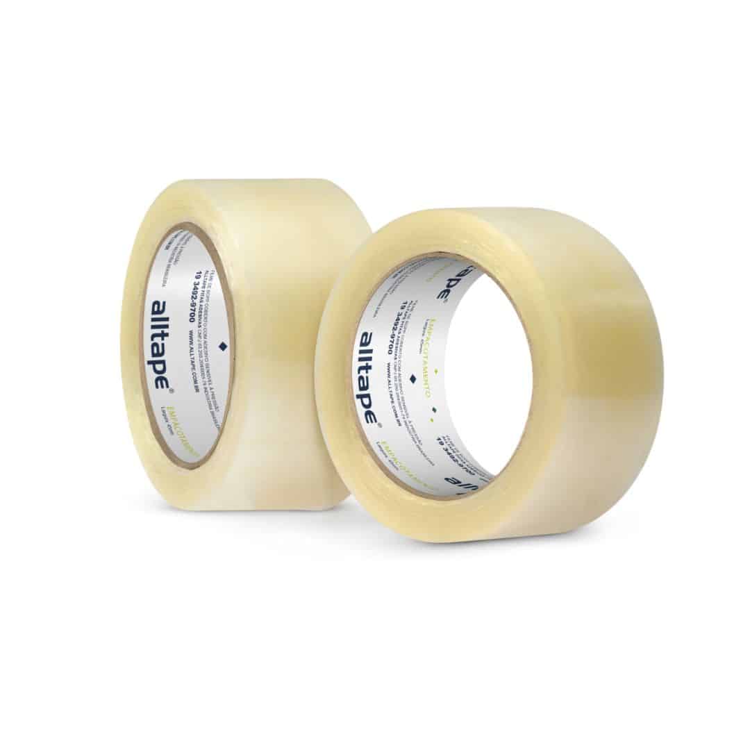 Fita Adesiva Transparente Empacotamento 45mmx100m - Imagem 1