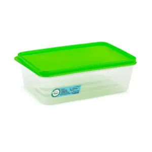 Pote de Plástico Retangular Baixo Linha Tropical 1,4L - Alves - Imagem 3