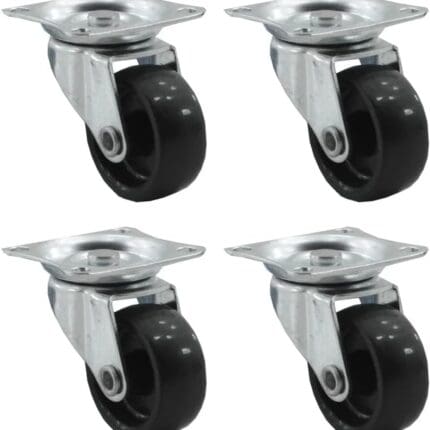 Kit Rodízio Giratório 1,5"