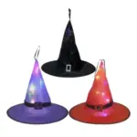 Chapéu de Bruxa com Led
