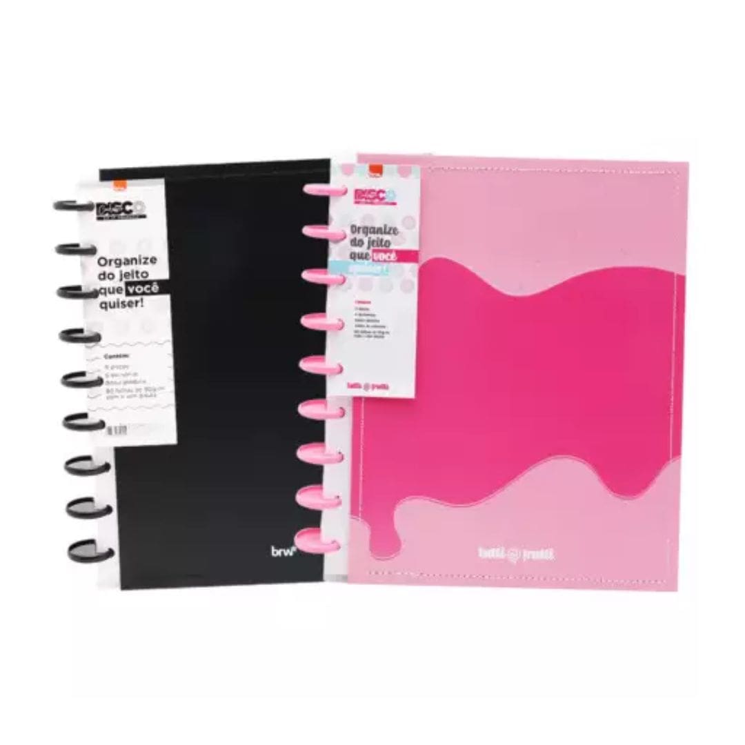 PRODUTOS - 2024-10-14T161726.762 Caderno Inteligente Disco 24,2x19cm com 80 Folhas - BRW - Imagem 1