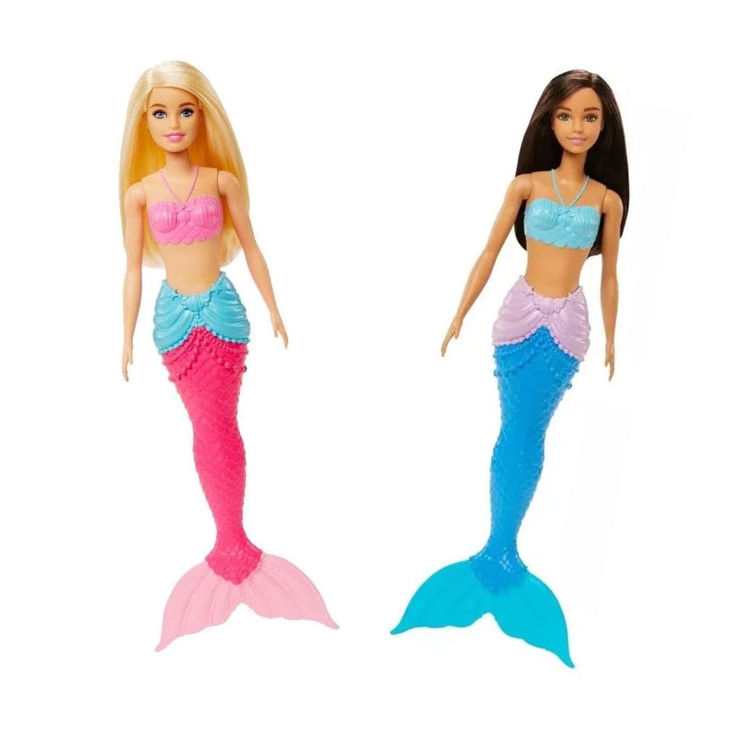 PRODUTOS Boneca Barbie Sereia Loira & Morena Articulada Mermaid Dreamtopia - Imagem 1
