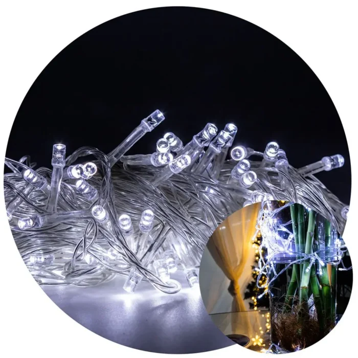 Led Decorativo Pisca-Pisca Branco 100 Lead's com 8 Funções e 9M - Wincy - Imagem 3