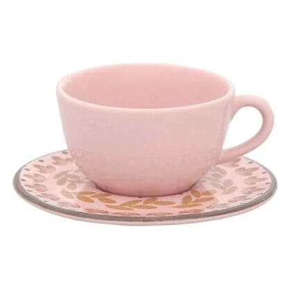 Xícara/Caneca de Chá com Pires 200ml Unni Alba - Oxford