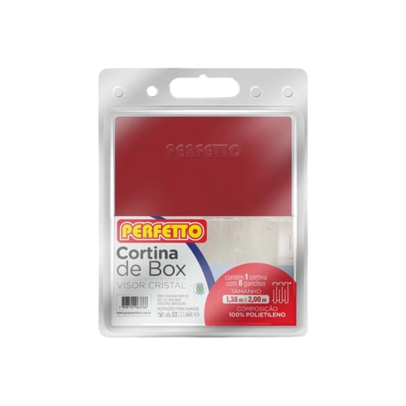 Cortina de Box Visor Cristal - Perfetto - Imagem 1