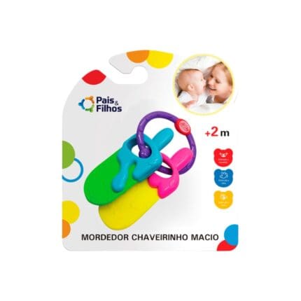 Mordedor Chaveirinho Macio - Pais & Filhos