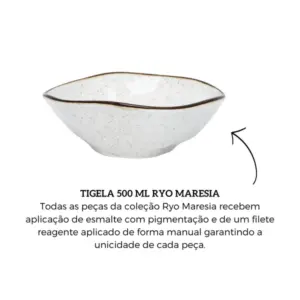 Tigela de Porcelana Ryo Maresia 500ml - Oxford - Imagem 3