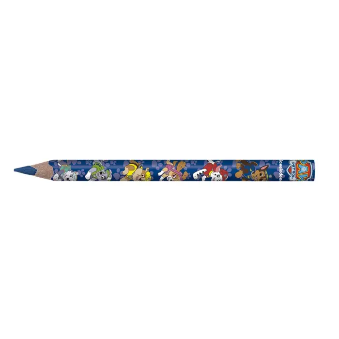 Lápis de Cor 12 Cores Triangular Tamanho Jumbo Patrulha Canina - Nickelodeon - Imagem 3