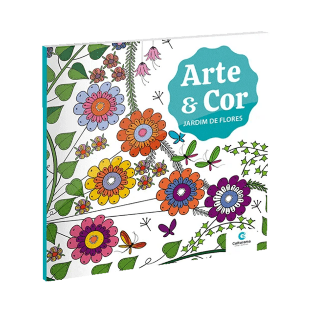Livro de Colorir Arte e Cor Colorterapia - Culturama - Imagem 1